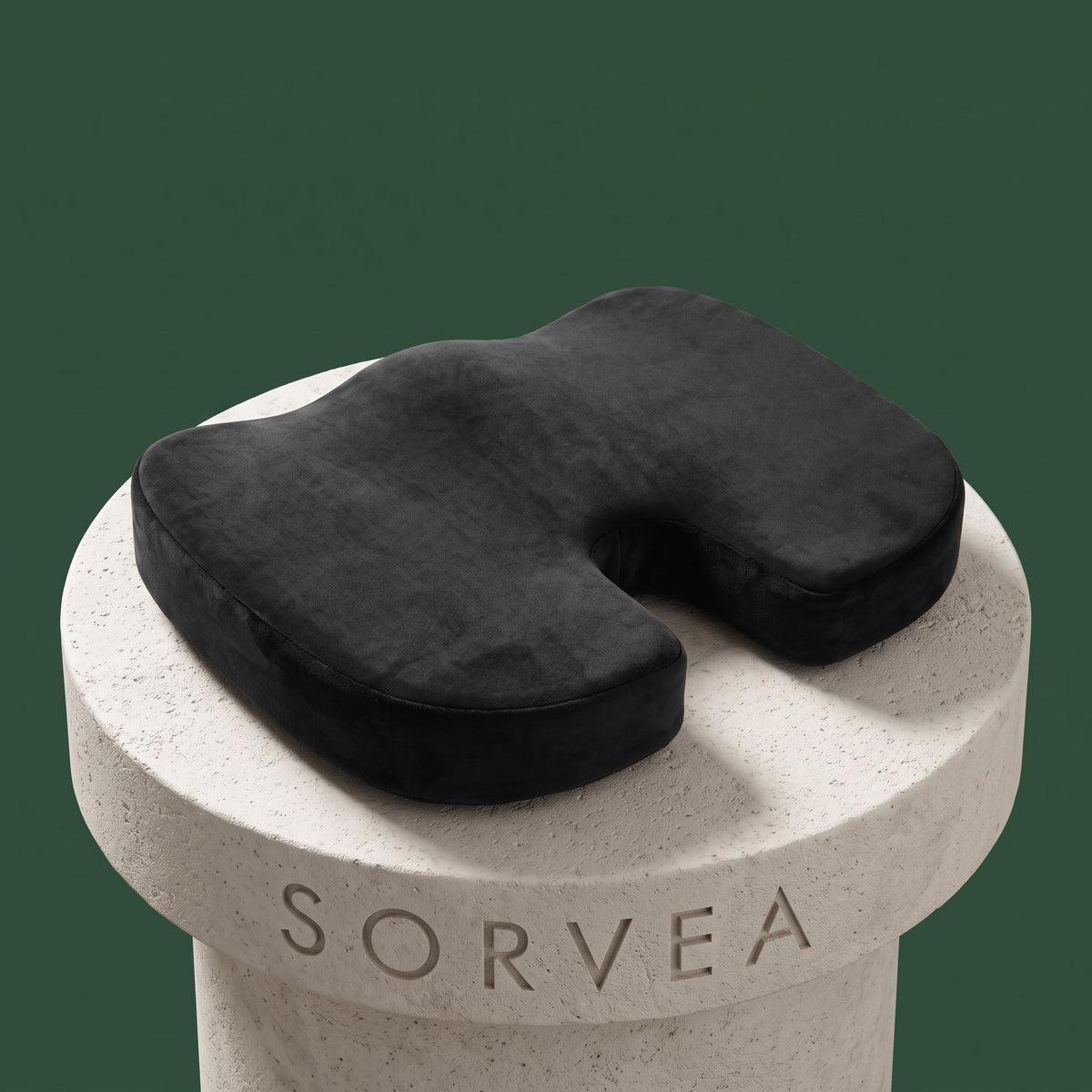 Coussin coccyx ergonomique en gel à découpe arrière