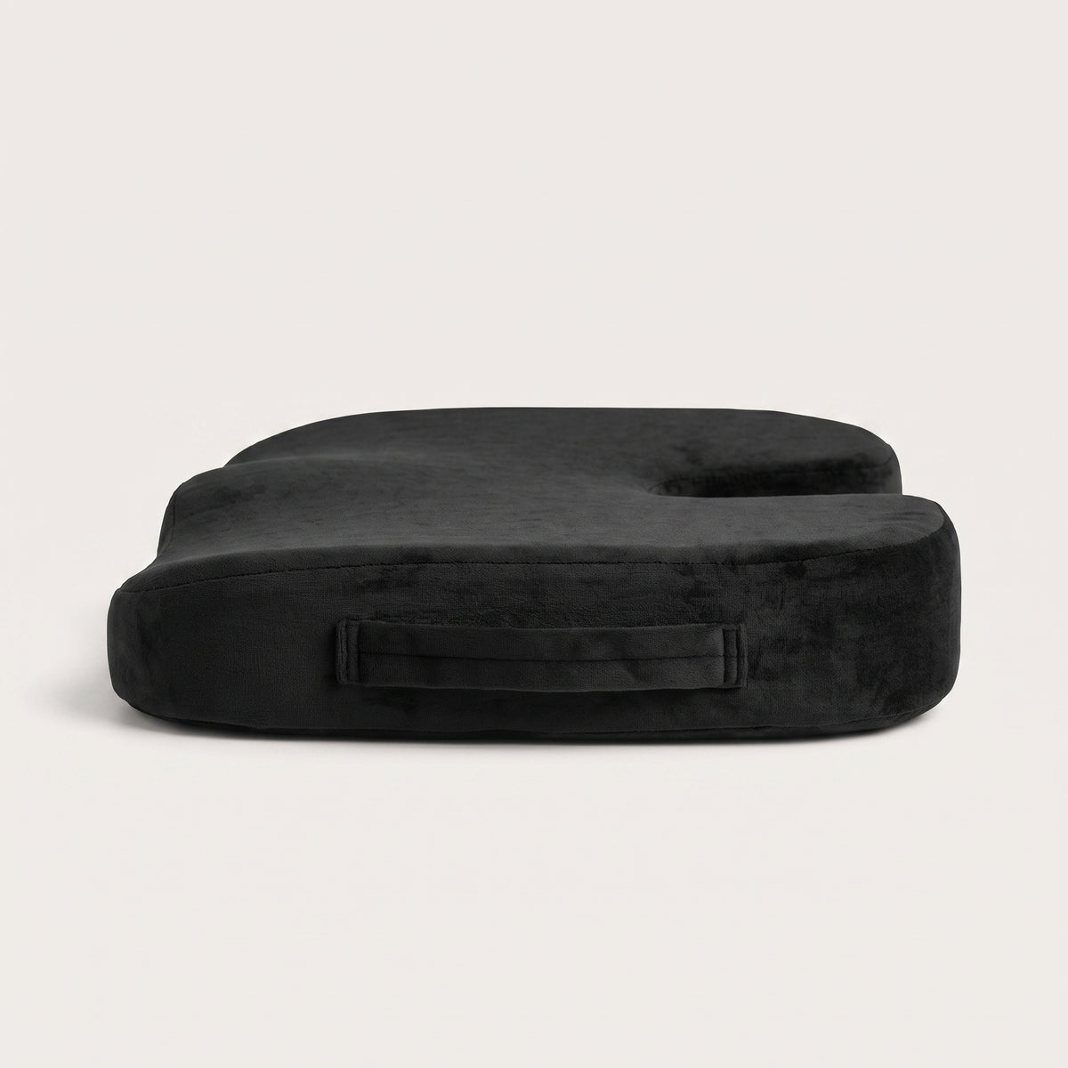 Coussin coccyx de profil, poignée de transport intégrée Image